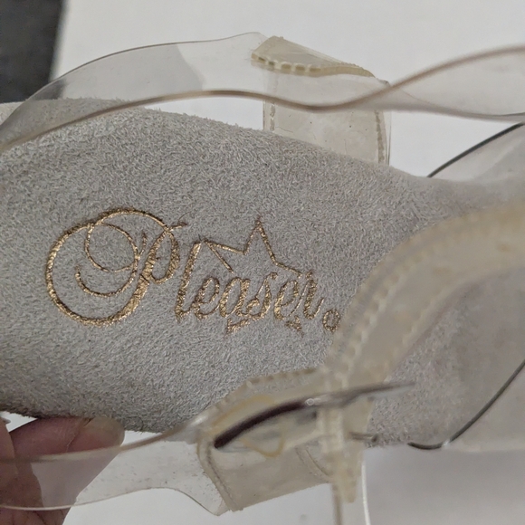 Pleaser Clear Platform Heels - Picture 4 of 8